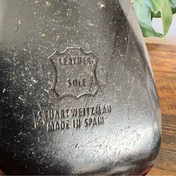 Stuart Weitzman Black Lace Peep Toe Satin Heels US9 - Picture 12 of 14